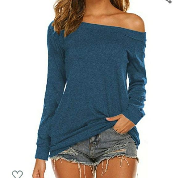 Tops - Off the Shoulder Slouchy Shirt